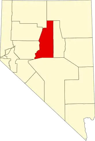 Localisation de Comté de Lander(Lander County)