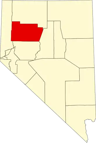 Localisation de Comté de Pershing(Pershing County)