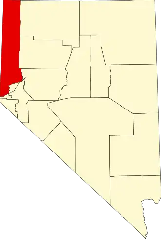 Localisation de Comté de Washoe(en) Washoe County