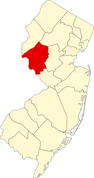 Localisation de Comté de Hunterdon(Hunterdon County)