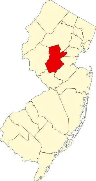 Localisation de Comté de Somerset(Somerset County)