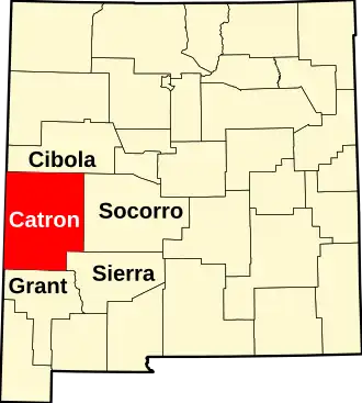 Localisation de Comté de Catron(Catron County)
