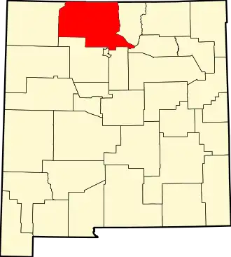 Localisation de Comté de Rio Arriba(Rio Arriba County)