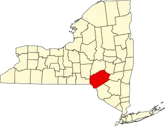 Localisation de Comté de Delaware(en) Delaware County