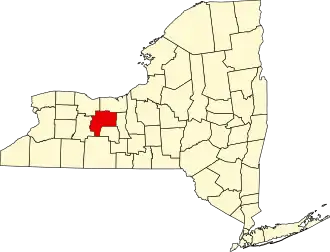 Localisation de Comté d'Ontario(en) Ontario County
