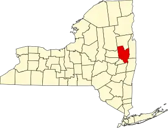 Localisation de Comté de Saratoga(en) Saratoga County