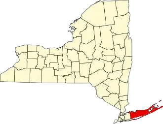 Localisation de Comté de Suffolk(Suffolk County)
