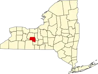Localisation de Comté de Yates(Yates County)