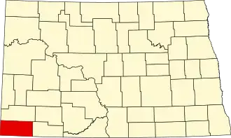 Localisation de Comté de BowmanBowman County