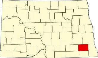 Localisation de Comté de Ransom(Ransom County)