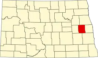 Localisation de Comté de Steele(Steele County)