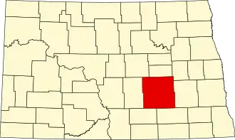 Localisation de Comté de Stutsman(Stutsman County)