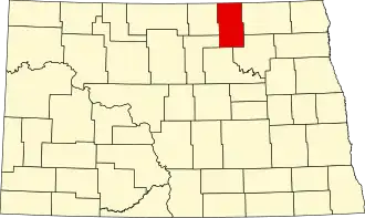 Localisation de Comté de Towner(Towner County)