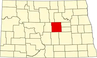 Localisation de Comté de Wells(Wells County)