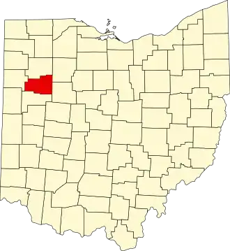 Localisation de Comté d'Allen(Allen County)