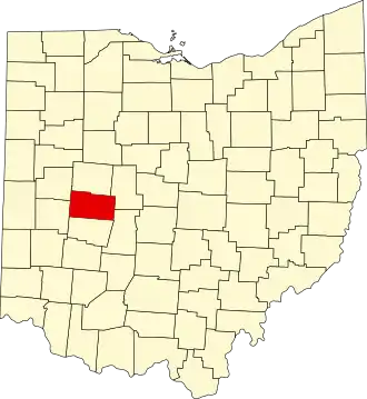 Localisation de Comté de Champaign(Champaign County)