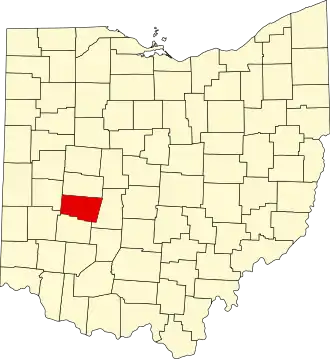 Localisation de Comté de Clark(Clark County)