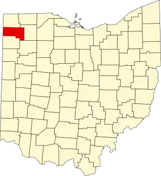 Localisation de Comté de Defiance(Defiance County)