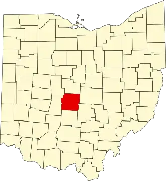 Localisation de Comté de Franklin(Franklin County)