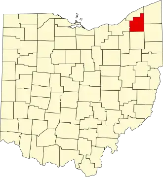 Localisation de Comté de Geauga(Geauga County)