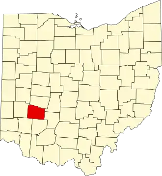 Localisation de Comté de Greene(Greene County)