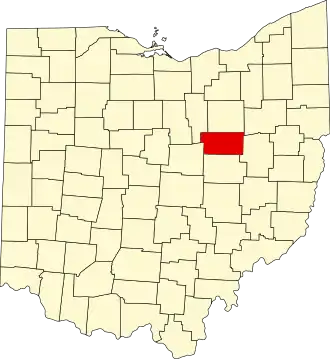 Localisation de Comté de Holmes(Holmes County)