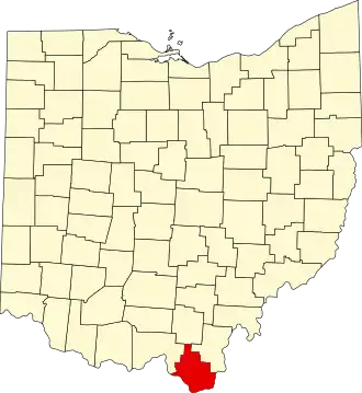 Localisation de Comté de Lawrence(Lawrence County)
