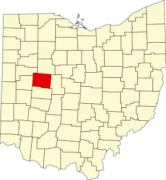 Localisation de Comté de Logan(Logan County)