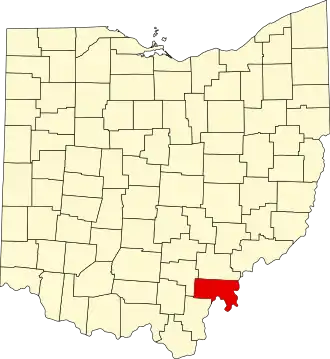 Localisation de Comté de Meigs(Meigs County)