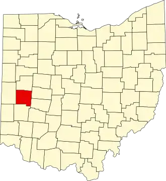 Localisation de Comté de Miami(en) Miami County