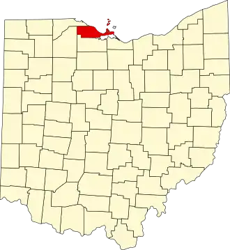 Localisation de Comté d'Ottawa(Ottawa County)
