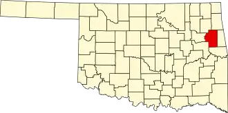 Localisation de Comté de Cherokee(Cherokee County)