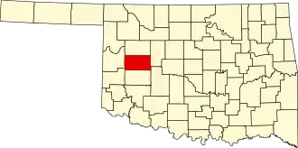Localisation de Comté de Custer(Custer County)