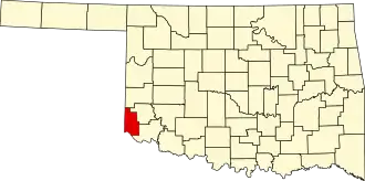 Localisation de Comté de Harmon(Harmon County)