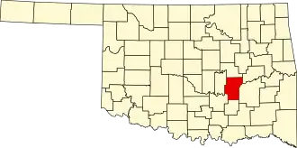 Localisation de Comté de Hughes(Hughes County)