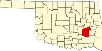 Localisation de Comté de Pittsburg(Pittsburg County)