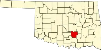 Localisation de Comté de Pontotoc(Pontotoc County)