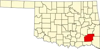 Localisation de Comté de Pushmataha(Pushmataha County)