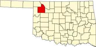 Localisation de Comté de Woodward(Woodward County)