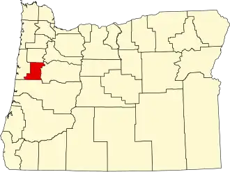 Localisation de Comté de Benton(Benton County)