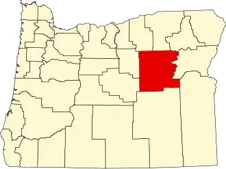 Localisation de Comté de Grant(Grant County)