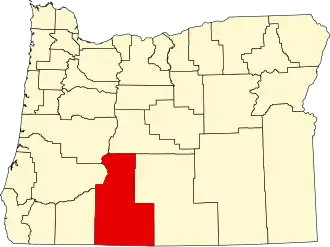 Localisation de Comté de Klamath(en) Klamath County