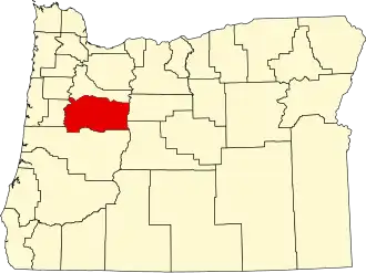 Localisation de Comté de Linn(Linn County)