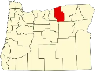 Localisation de Comté de Morrow(Morrow County)