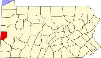 Localisation de Comté de Beaver(en) Beaver County