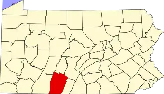 Localisation de Comté de Bedford(en) Bedford County