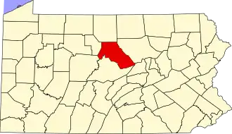 Localisation de Comté de Clinton(Clinton County)