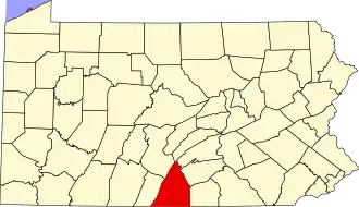 Localisation de Comté de Franklin(Franklin County)