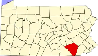 Localisation de Comté de Lancaster(Lancaster County)