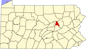 Localisation de Comté de Montour(Montour County)